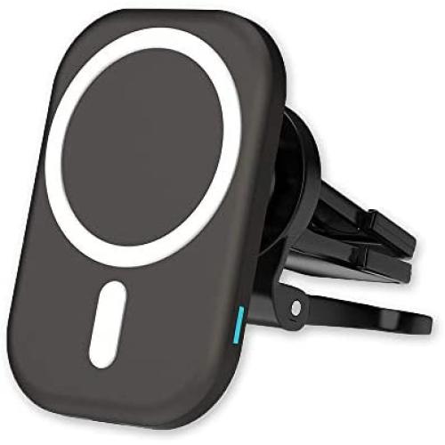 UPNEXT iPhone 12 Magnetic Car Mount | iPhone Car Charger Apple | Wireless Car Charger Mount | Compatible with MagSafe Car Mount (Black)