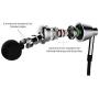 1MORE Triple Driver In-Ear Earphones Hi-Res Headphones with High Resolution, Bass Driven Sound, MEMS Mic, In-Line Remote, High Fidelity for Smartphones/PC/Tablet - Silver