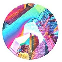 PopSockets: PopGrip with Swappable Top for Phones & Tablets - Rainbow Gem Gloss