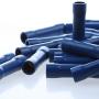 AIRIC Blue Butt Connectors Crimp 100pcs 16-14AWG Butt Connector Fully Insulated PVC Butt Splice Wire Connectors, 16-14 Gauge