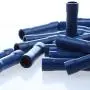 AIRIC Blue Butt Connectors Crimp 100pcs 16-14AWG Butt Connector Fully Insulated PVC Butt Splice Wire Connectors, 16-14 Gauge