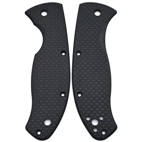 Flytanium Carbon Fiber Scales for Tenacious Knife
