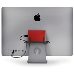 Twelve South Backpack for iMac and Apple Displays | Hidden Storage Shelf for Hard Drives and Accessories (Matte Black)
