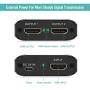 HDMI Splitter 1 in 2 Out - Techole 4K Aluminum Ver1.4 HDCP, Powered HDMI Splitter Supports 3D 4K@30HZ Full HD1080P for Xbox PS4 PS3 Fire Stick Roku Blu-Ray Player Apple TV HDTV