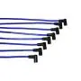 A-Team Performance Silicone Spark Plug Wires Set BBF FE Big Block Compatible with Ford Valve Cover 332 351C 351M 352 360 361 370 390 400 427 428 429 460 514 Blue 8.0mm