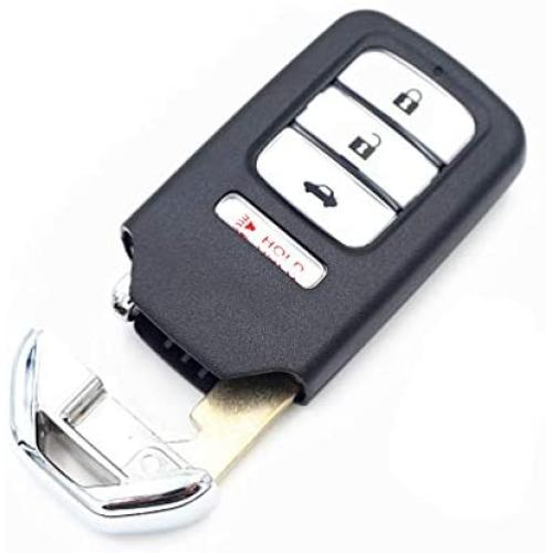 WFMJ for Honda Accord Civic CR-V CR-Z HR-V Pilot Keyless Entry 4 Buttons Remote Key Case Shell Fob