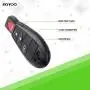 SCITOO 1X Keyless Entry Remote Uncut Key Fob 4 Buttons fit for Grand Cherokee 300 Challenger Charger Magnum IYZ-C01C M3N5WY783X