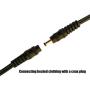 MOTOPOWER MP69006 10'' SAE to Coax Female Adapter Cable SAE to DC Coax Motorcycle Heat Clothing Jack Adapter