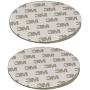 80mm(3.15'') Circular Adhesive Plastic Disc/One Side Coated Stick Pad for Suction Cup Items,2pcs