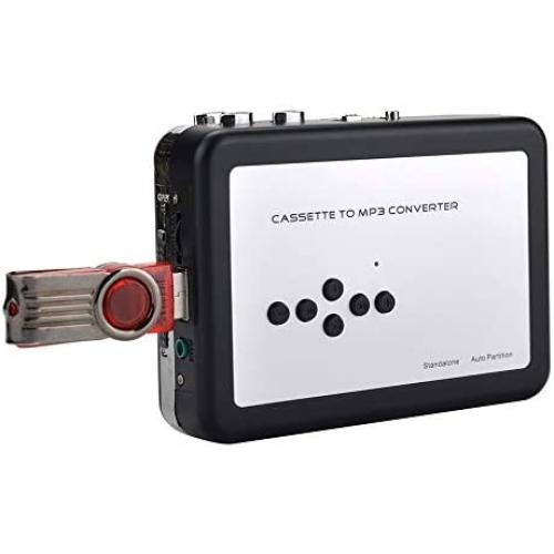 Y&H Cassette Tape Player Record Tape to MP3 Digital Converter,USB Cassette Capture,Save to USB Flash Drive Directly,No Need Computer
