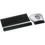 3M Gel Wrist Rest for Keyboards, Soothing Gel Comfort with Durable, Easy to Clean Leatherette Cover, Antimicrobial Product Protection, 19'', Black (WR310LE)