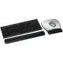3M Gel Wrist Rest for Keyboards, Soothing Gel Comfort with Durable, Easy to Clean Leatherette Cover, Antimicrobial Product Protection, 19'', Black (WR310LE) 3M Gel Wrist Rest for Keyboards, Soothing Gel Comfort with Durable, Easy to Clean Leatherette Cover, Antimicrobial Product Protection, 19'', Black (WR310LE)