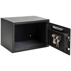 ANSLOCK Drop Slot Safes Depository Safe, Security Keypad Cabinet Safes, 0.58 Cubic Ft Home Hotel security Safe Box with a Front Drop Slot for Cash, Bank Slips, Bills