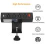 Desk Clamp Power Strip, Desktop Power Outlet Clamp Mount with 2 USB Ports, 4 AC Outlets, Mountable Desk Outlet Removable Power Plugs with 6.56ft Cord (4AC2USB-Black)
