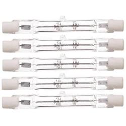 CTKcom 150-Watt 3.1-Inch T3 Halogen Light Bulbs(5 Pack) - J Type 78mm Double Ended 120 Volts 150Watt T3 Halogen Bulb R7S Double Ended Filament Flood Lights Quartz Tube Lamps,5 Pack
