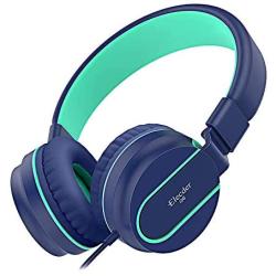 Elecder i36 Kids Headphones Children Girls Boys Teens Foldable Adjustable On Ear Headphones 3.5mm Jack Compatible Cellphones Computer Kindle MP3/4 School Tablet