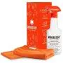 Screen Cleaner Kit by WHOOSH! - Best for Smartphones, iPads, Eyeglasses, e-Readers, Touchscreen & TVs - Includes 1 Unit of 500ml/16.9 fl oz (14x14) W! Cloth + Bonus (6x6) W!Cloth