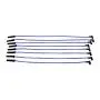 A-Team Performance Silicone Spark Plug Wires Set BBF FE Big Block Compatible with Ford Valve Cover 332 351C 351M 352 360 361 370 390 400 427 428 429 460 514 Blue 8.0mm