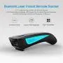 NETUM Bluetooth Barcode Scanner, Compatible with 2.4G Wireless & Bluetooth Function & Wired Connection, Connect Smart Phone, Tablet, PC, Laser Bar Code Reader Work with Windows, Mac,Android, iOS