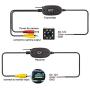 aSATAH 2.4G Wireless Car Rear View Camera for Honda Accord/Inspire/Spirior/Honda Civic VII VIII/Honda City 4D & Waterproof and Shockproof Reversing Backup Camera (8 LED)