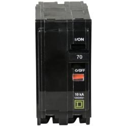 Square D by Schneider Electric QO270CP Circuit Breaker, Black