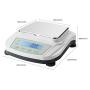 RESHY High Precision Lab Scale 2000g x 0.01g Digital Analytical Electronic Balance Laboratory Lab Precision Scale Jewelry Scale Scientific Scale 0.01g Accuracy