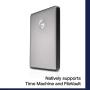 G-Technology 2TB G-DRIVE Mobile USB-C (USB 3.1 Gen 1) Portable External Hard Drive, Space Gray - 0G10317