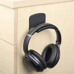 Neetto Headphone Hanger Holder Wall Mount, Headset Hook Under Desk, Universal Stand for Sennheiser, Sony, Bose, Beats, AKG, Audio-Technica, Gaming Headphones, Earphones, Cables - HS907