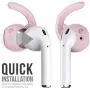 EarBuddyz 2.0 Ear Hooks and Covers Accessories Compatible with Apple AirPods 1 & 2 or EarPods Headphones/Earphones/Earbuds (3 Pairs) (Pretty in Pink) EarBuddyz 2.0 Ear Hooks and Covers Accessories Compatible with Apple AirPods 1 & 2 or EarPods Headphones/Earphones/Earbuds (3 Pairs) (Pretty in Pink)