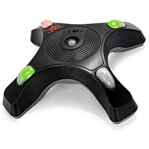 Camco EZ Level- Assists You In Leveling Your RV, Camper or Trailer| Levels Both Axis Simultaneously Illuminated Indicators Ensure Easy Visibility (25505)