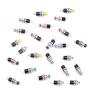 CenryKay 24Pcs 1A 250V AC 2 Pins SPS-110 Momentary Mini Push Button Switch Normal Open Button Switch Copper Foot 7MM