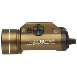 Streamlight High Lumen Rail Mounted Tactical Light, Flat Dark Earth Brown, Light Only - 69267