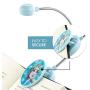 WITHit Disney Frozen 2 Clip On Book Light – Elsa 3D – LED Reading Light with Clip for Books/eBooks, Dimmable, Reduced Glare, Portable & Lightweight Bookmark Light for Kids, Batteries Included