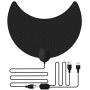 Amplified HD Digital TV Antenna 80-120 Miles Long-Range Reception Support 4K 1080p Indoor TV Digital HD Antenna Freeview Life Local Channels