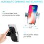 Wireless Car Charger, 10W Auto-Clamping Qi Fast Charging Car Mount Charger Air Vent Phone Holder for iPhone 12/12 Pro/SE/11/11 Pro/11 Pro Max/XS Max, Galaxy S20/S20 Plus/Note10, All Smartphone