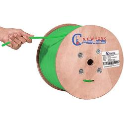 Newyork Cables Cat6A Riser (CMR) 1000ft - 23AWG 4 Pair Solid Bare Copper, 750MHz, Unshielded Twisted Pair (UTP), Available in Blue, White, Green, Black & Yellow Color