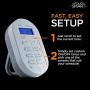 myTouchSmart Wireless Programmable Outdoor / Indoor Digital Timer with Remote, Plug-in, 2 Outlets Grounded, 2 Custom On/Off Times, 24 Hour Countdown, 3 Daily Preset Options, Backlit Display, 35167