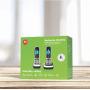 Motorola CD4012 DECT 6.0 Cordless Phones with Digital Answering Machine and Call Block (2-Pack) Bundle with Blucoil 10-FT 1 Gbps Cat5e Cable, and Reusable Cable Ties (5-Pack)