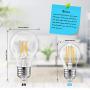 12-Pack Dimmable Globe A15 LED Bulbs 60W Equivalent, 6W Vintage E26 Edison Bulb 5000K Daylight White, AC 120V, Great for Ceiling Fan, Bathroom Vanity Fixtures