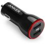 Anker Car Charger, Mini 24W 4.8A Metal Dual USB Car Charger, PowerDrive 2 Alloy Flush Fit Car Adapter with Blue LED, for iPhone XR/Xs/Max/X/8/7/Plus, iPad Pro/Air 2/Mini, Galaxy, LG, HTC and More