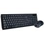 Wireless Keyboard and Mouse Combo Hebrew & English Alphabet Built-in LCD Status Dashboard Sleek Design Seamless Typing