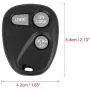 X AUTOHAUX Replacement Keyless Entry Remote Car Key Fob 315Mhz ABO1502T for Chevrolet Express 1500 3500 1999-2002