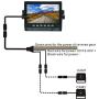 AUTOPAL 7'' Wired Reverse Rear View Backup Camera System,IP69K Waterproof Camera, Night Vision 28 PCS IR Lights, Vibration-Proof 10G for Tractor/Truck/RV/Excavator/Caravan/Skid Steer/Heavy Equipment