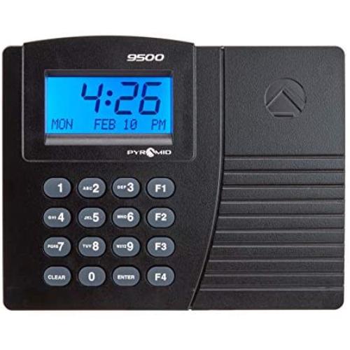 Pyramid Time Systems Trax Elite TTPROXEK Automated Proximity Time Clock System, Includes Software, Windows Compatible - Made in USA, Black, 7.25'''' x5.75 x2.25