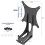 VIVO Quick Attach VESA Adapter Plate, Designed for Acer and Viewsonic Monitors Including R240HY bidx, SB220Q, RT240Y, R221Q, RT270, G227HQL, VX2276-smhd, and More, VESA up to 100x100, MOUNT-AR240H
