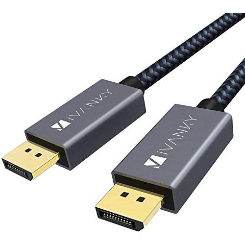 DisplayPort Cable 15ft, iVANKY DP Cable, [4K@60Hz, 2K@165Hz, 2K@144Hz], Nylon Braided High Speed DisplayPort 1.2 Cable, Compatible with PC, Laptop, TV