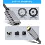 Micro HDMI Male to HDMI Female Cable Adapter,4K/60Hz 0.67 FT High Speed Standard HDMI 2.0 Connector for Raspberry Pi 4,GoPro Black Hero 7 6 5 4,Sony Camera A6000 A6300,Nikon B500