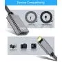 Micro HDMI Male to HDMI Female Cable Adapter,4K/60Hz 0.67 FT High Speed Standard HDMI 2.0 Connector for Raspberry Pi 4,GoPro Black Hero 7 6 5 4,Sony Camera A6000 A6300,Nikon B500