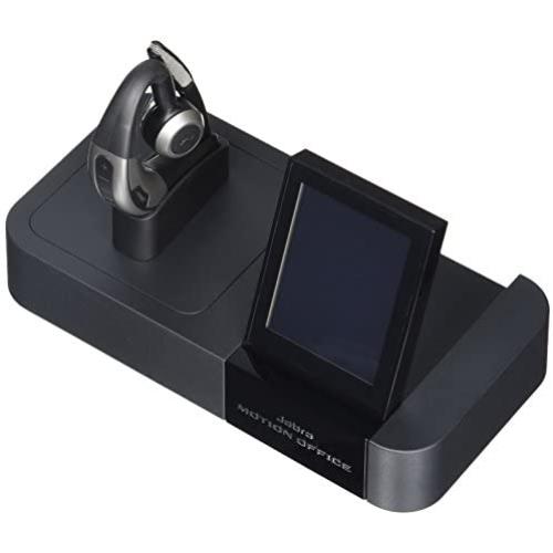 Jabra Motion Office MS Certified for Skype for Business Bluetooth Headset with Touch Screen Base for Desk Phone, VoIP Softphone, Mobile Phones and Tablets