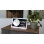 Digital Alarm Clock Wall Bedroom Calendar, 16 Reminders 5 Custom Alarms, Memory Loss Elderly Seniors Dementia Sufferers Alzheimers Vision Impaired Children - White